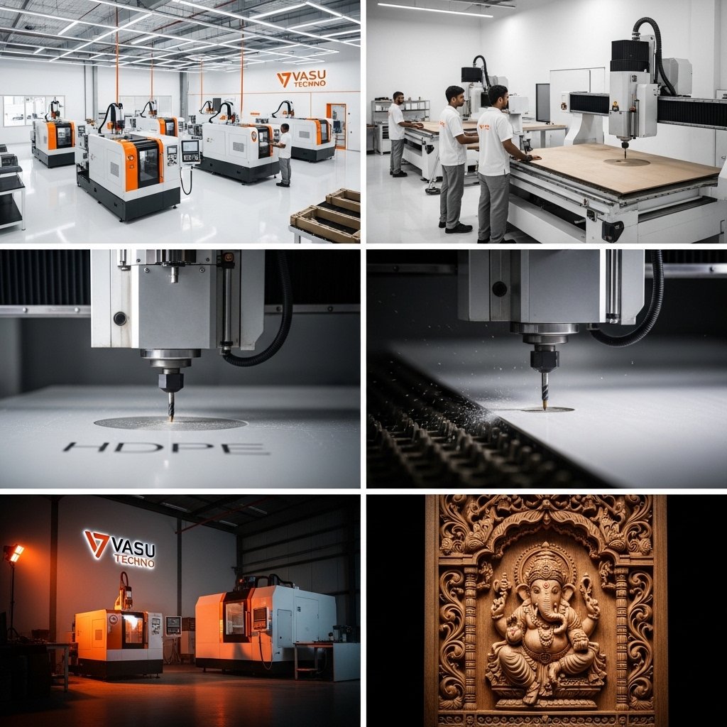 Vasu Techno | CNC Machining, Router Cutting & Plastic Fabrication Mumbai